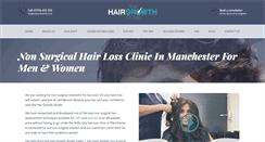 Desktop Screenshot of hairgrowthstudio.co.uk